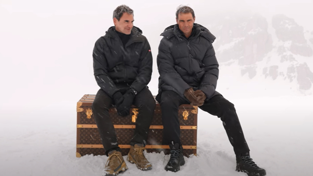 Nadal y Federer con Louis Vuitton